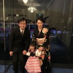 結婚式にて